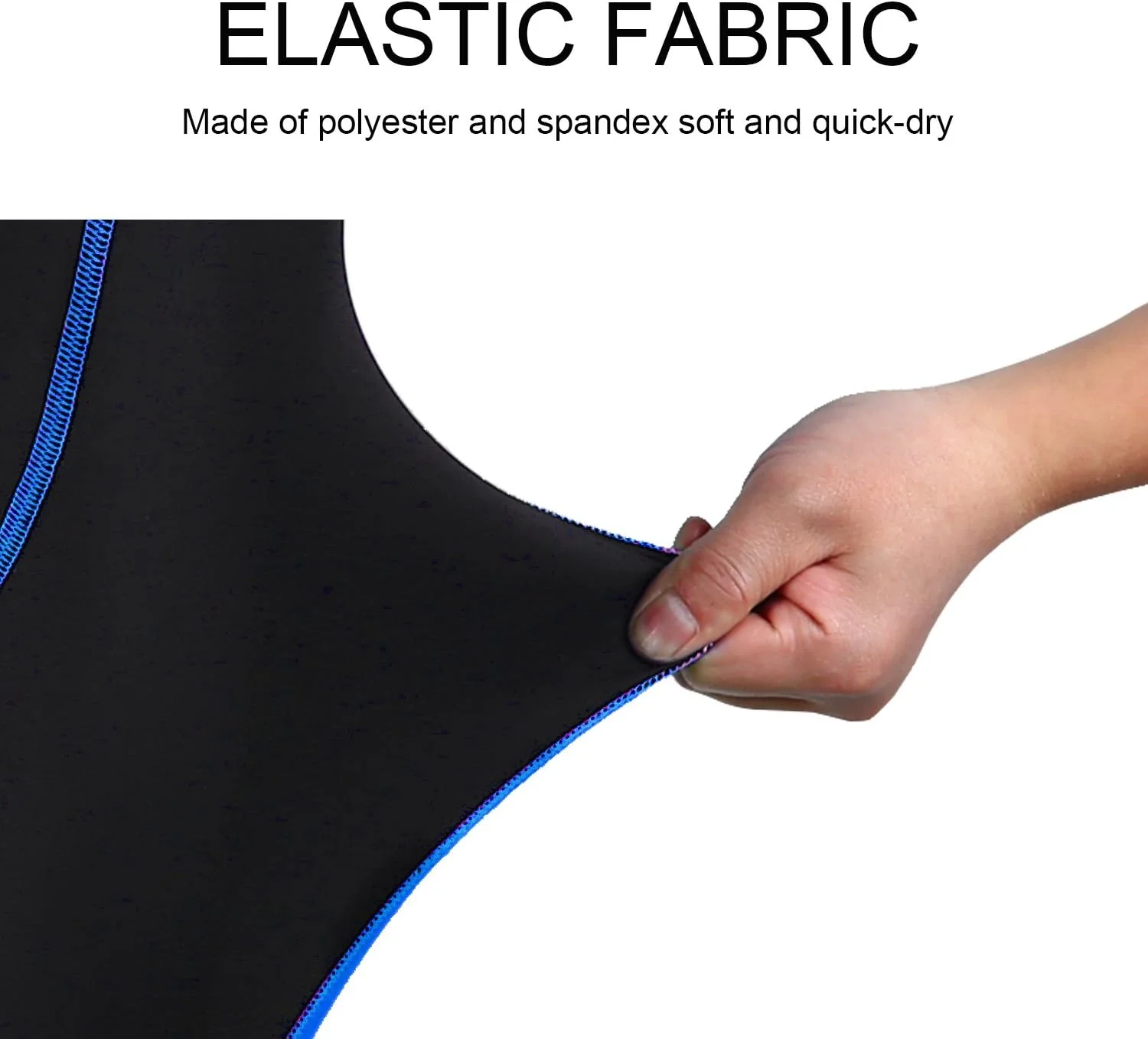 شورت دوچرخه سواری مردانه INBIKE با پد تنفسی و پارچه خنک خشک شونده سریع ضد لغزش برای دوچرخه کوهستان و جاده مشکی آبی IM8112