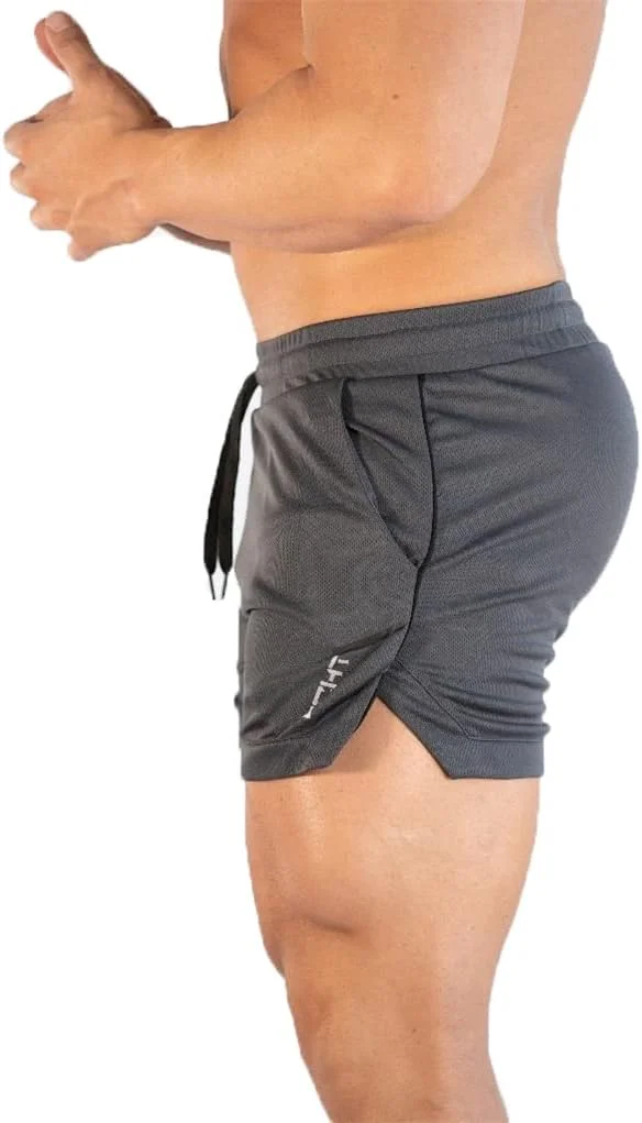 شلوارک ورزشی مردانه، شلوارک تابستانی سریع خشک شونده، شلوار تمرینی، شلوار ورزشی فضای باز با جیب