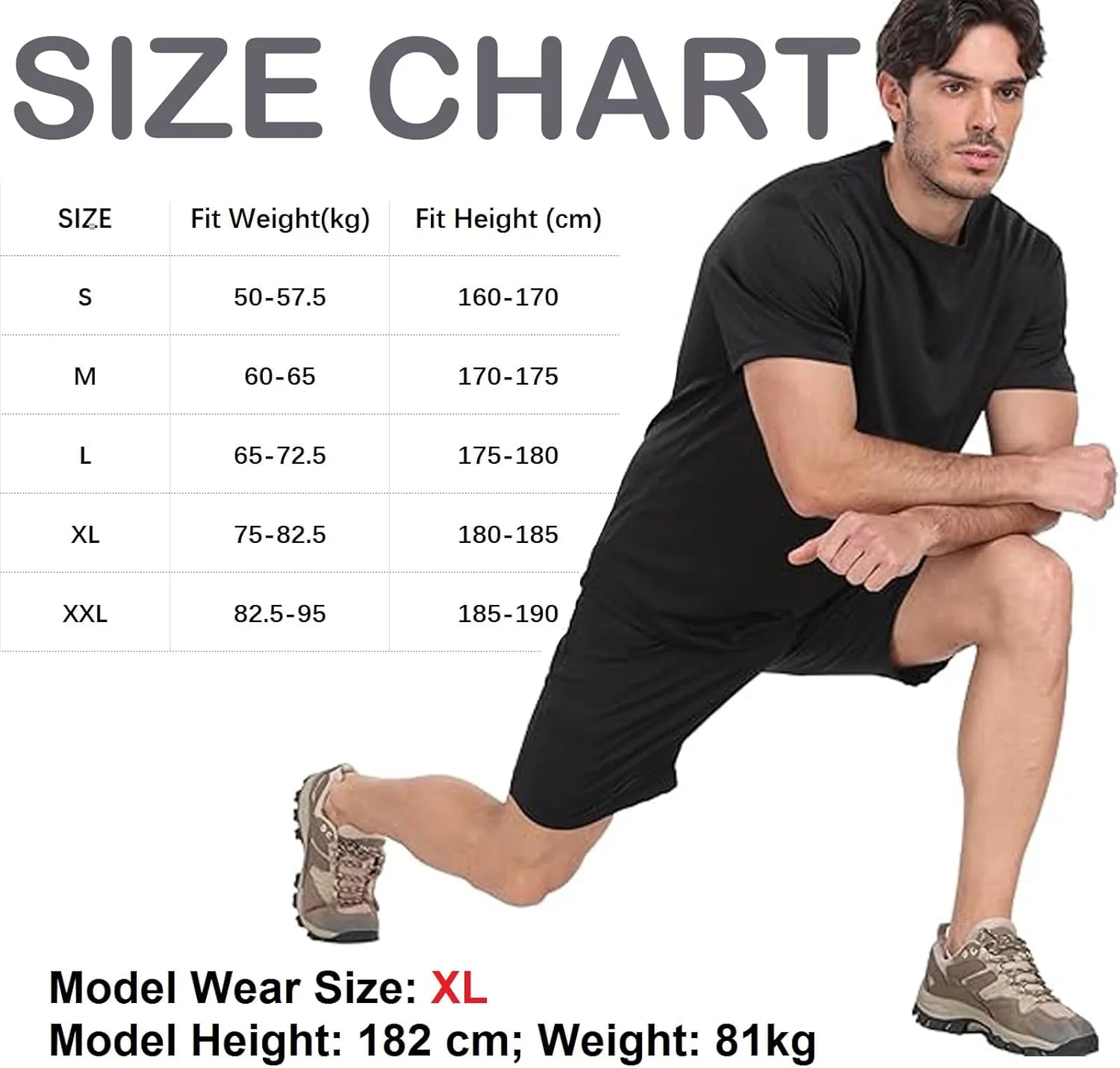 ست 3 عددی تیشرت ورزشی مردانه، تیشرت ورزشی با قابلیت خشک شدن سریع، تیشرت تمرینی باشگاه، یقه گرد، آستین کوتاه، کشسان و نرم