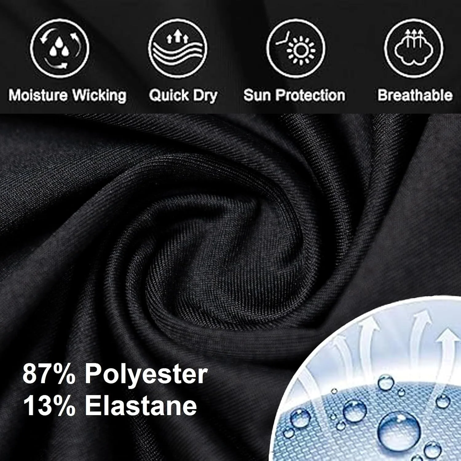 ست 3 عددی تیشرت ورزشی مردانه، تیشرت ورزشی با قابلیت خشک شدن سریع، تیشرت تمرینی باشگاه، یقه گرد، آستین کوتاه، کشسان و نرم