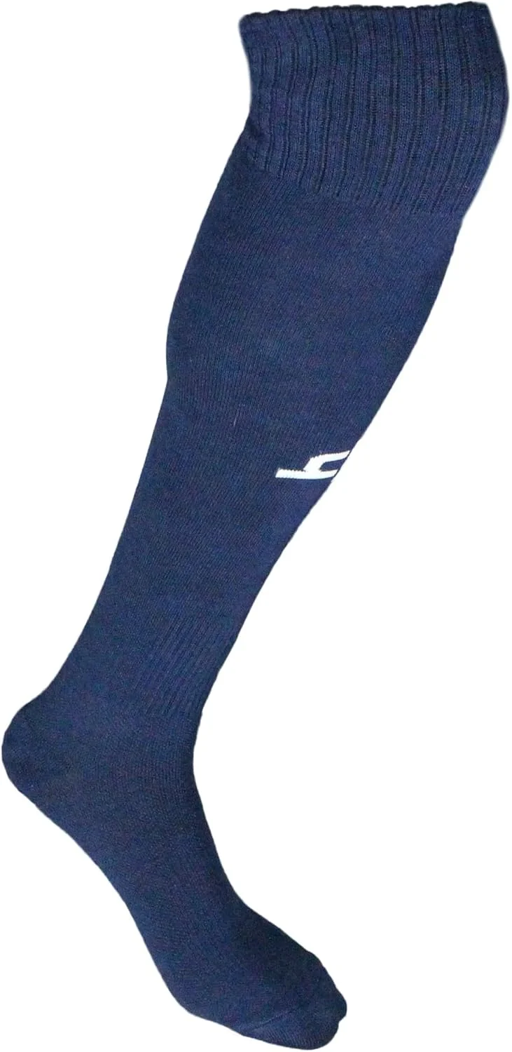 جوراب ساق بلند مردانه HEELIUM بامبو | جوراب فوتبال | جوراب با چسبندگی عالی | ضد بو، کفی پد دار و تنفس پذیر