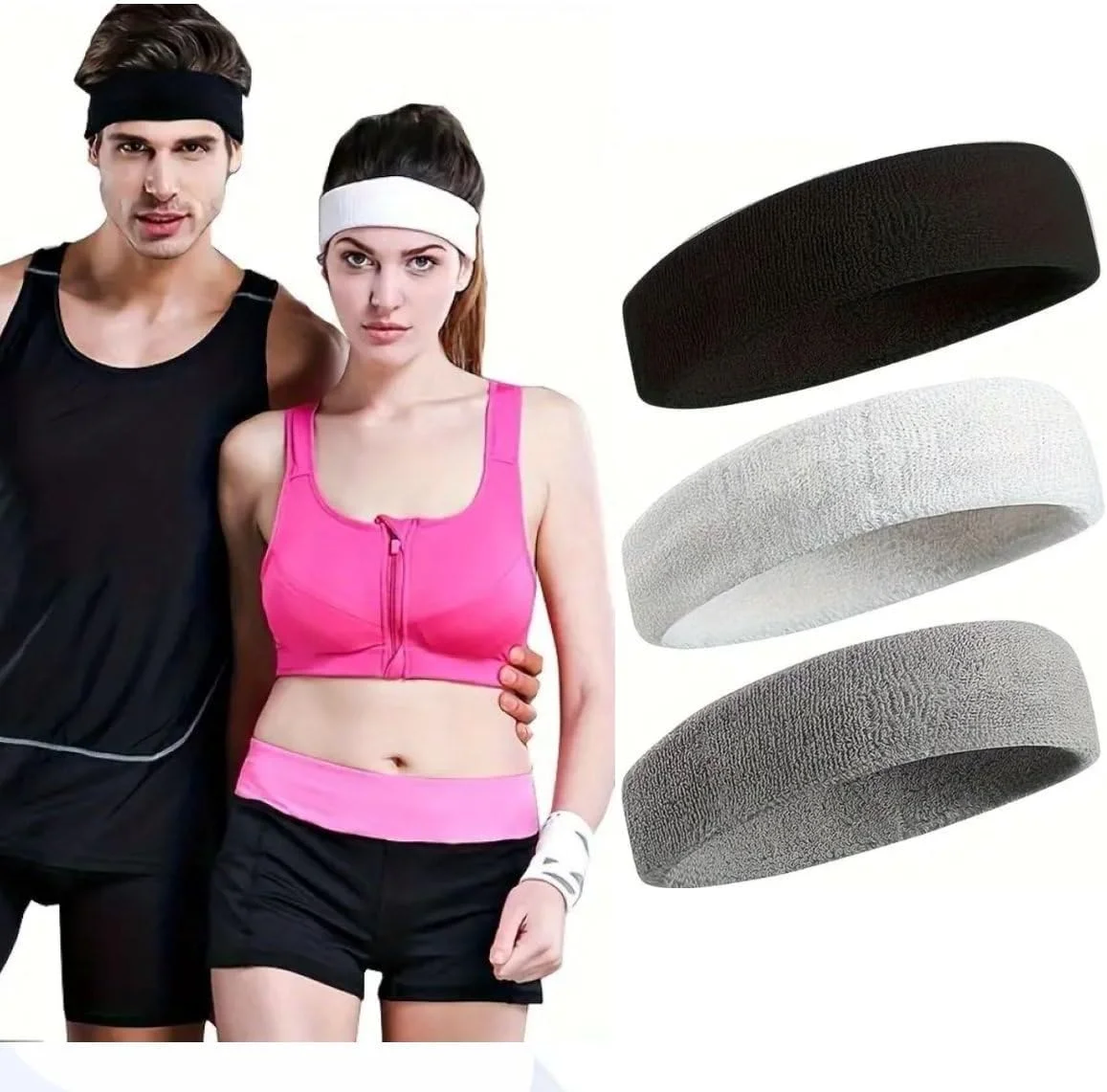 هدبند ورزشی مدل Sweat بسته 3 عددی