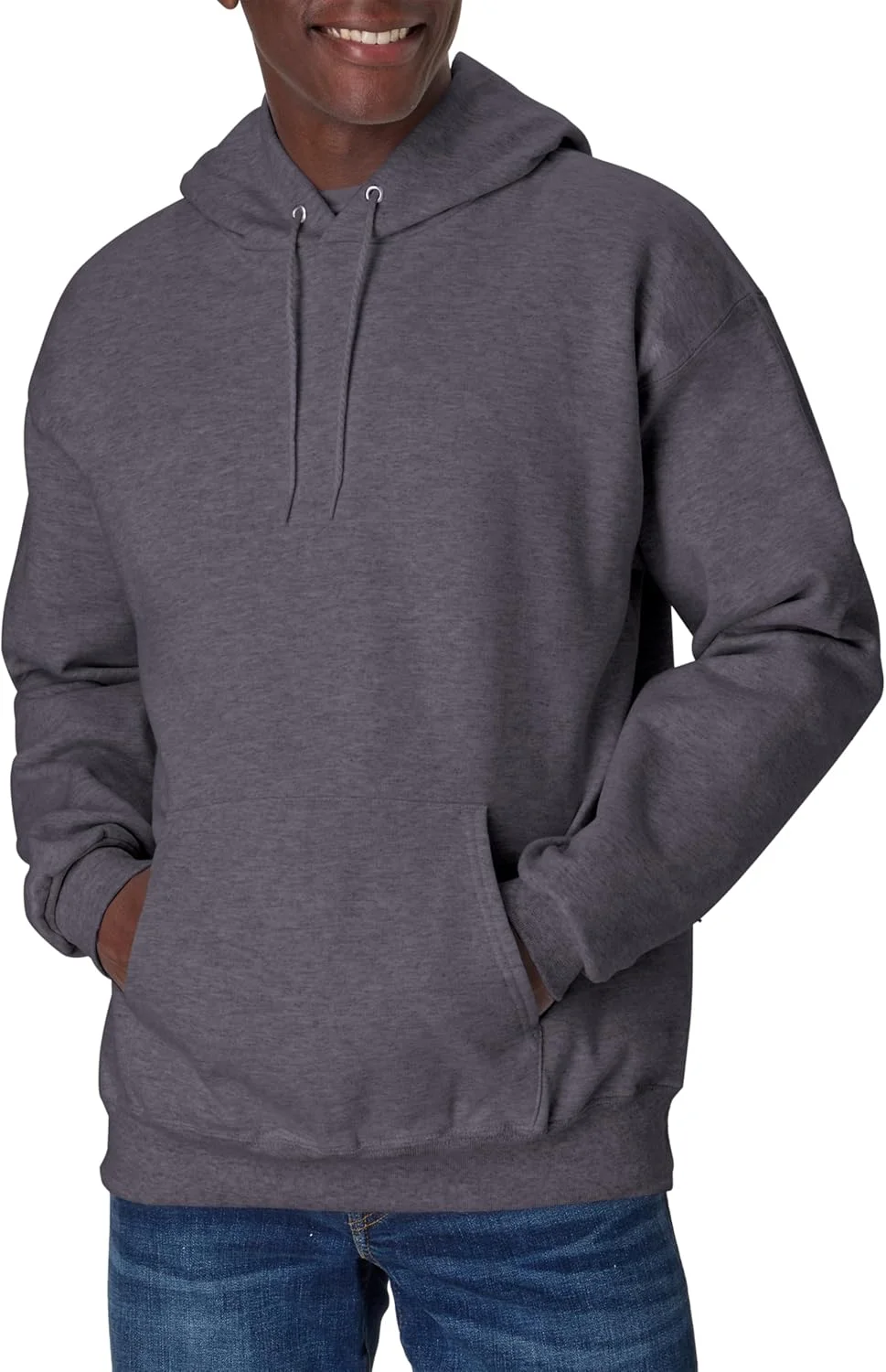 هودی مردانه ضخیم و گرم Hanes Ultimate، پلیور پنبه ای مردانه (تک عددی)