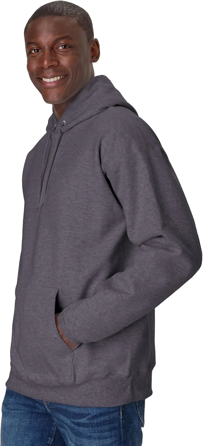 هودی مردانه ضخیم و گرم Hanes Ultimate، پلیور پنبه ای مردانه (تک عددی)