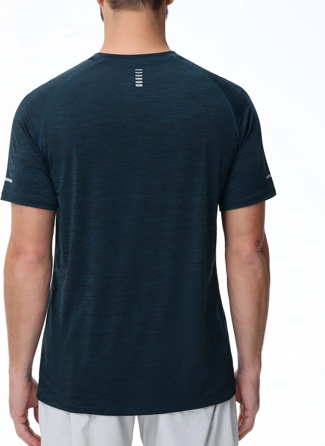 تی‌شرت ورزشی خنک مردانه، آستین کوتاه، مناسب باشگاه و فعالیت‌های ورزشی در فضای باز با محافظت UPF 50+