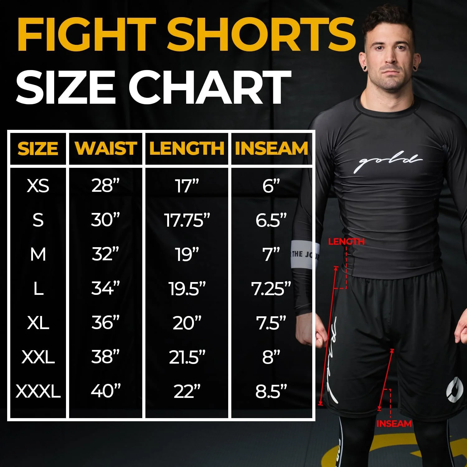 راش گارد مردانه کلاسیک گلد بی جی جی