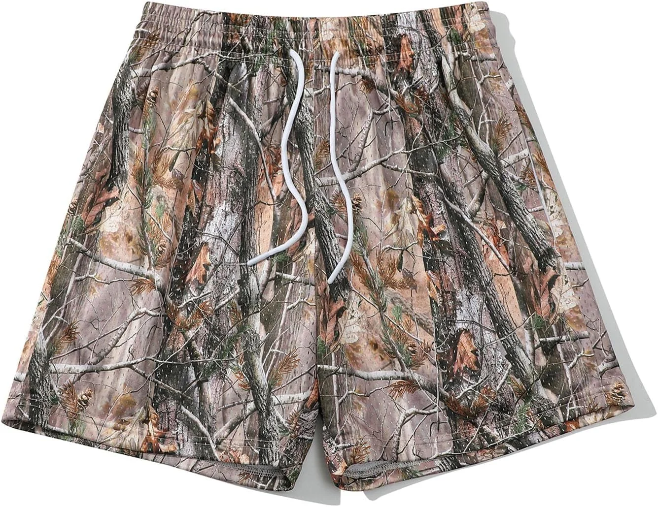 شورت مردانه طرح دار، شورت ورزشی خنک توری بسکتبال، شورت ورزشی باشگاه با جیب