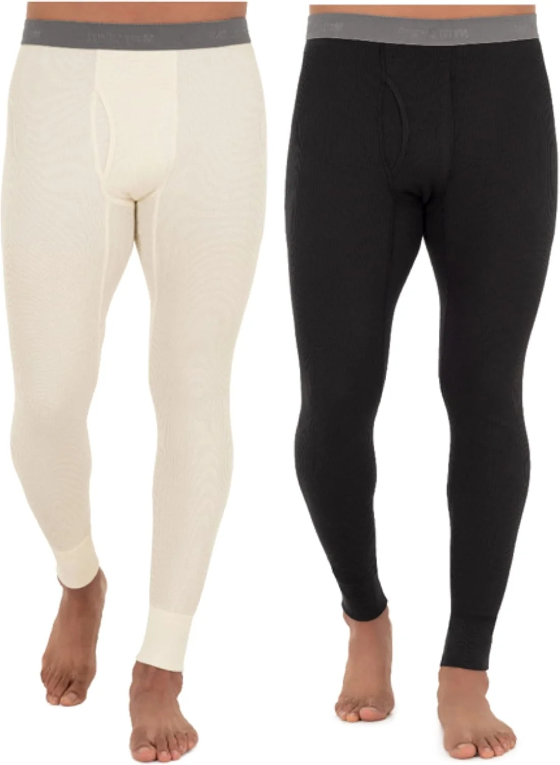 زیرشلواری حرارتی وافل مردانه ممتاز بازیافتی Fruit Of The Loom (بسته های 1، 2، 3 و 4 عددی) شلوار راحتی