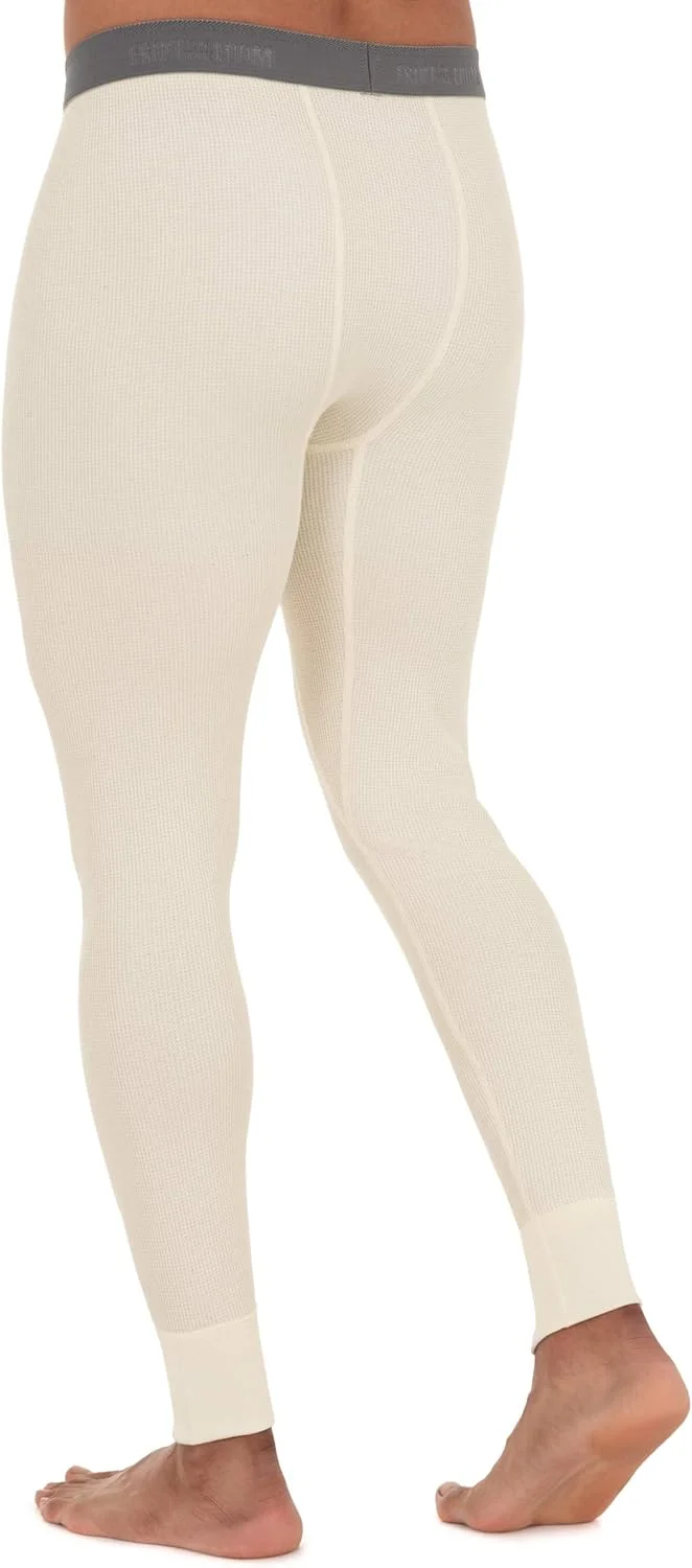 زیرشلواری حرارتی وافل مردانه ممتاز بازیافتی Fruit Of The Loom (بسته های 1، 2، 3 و 4 عددی) شلوار راحتی