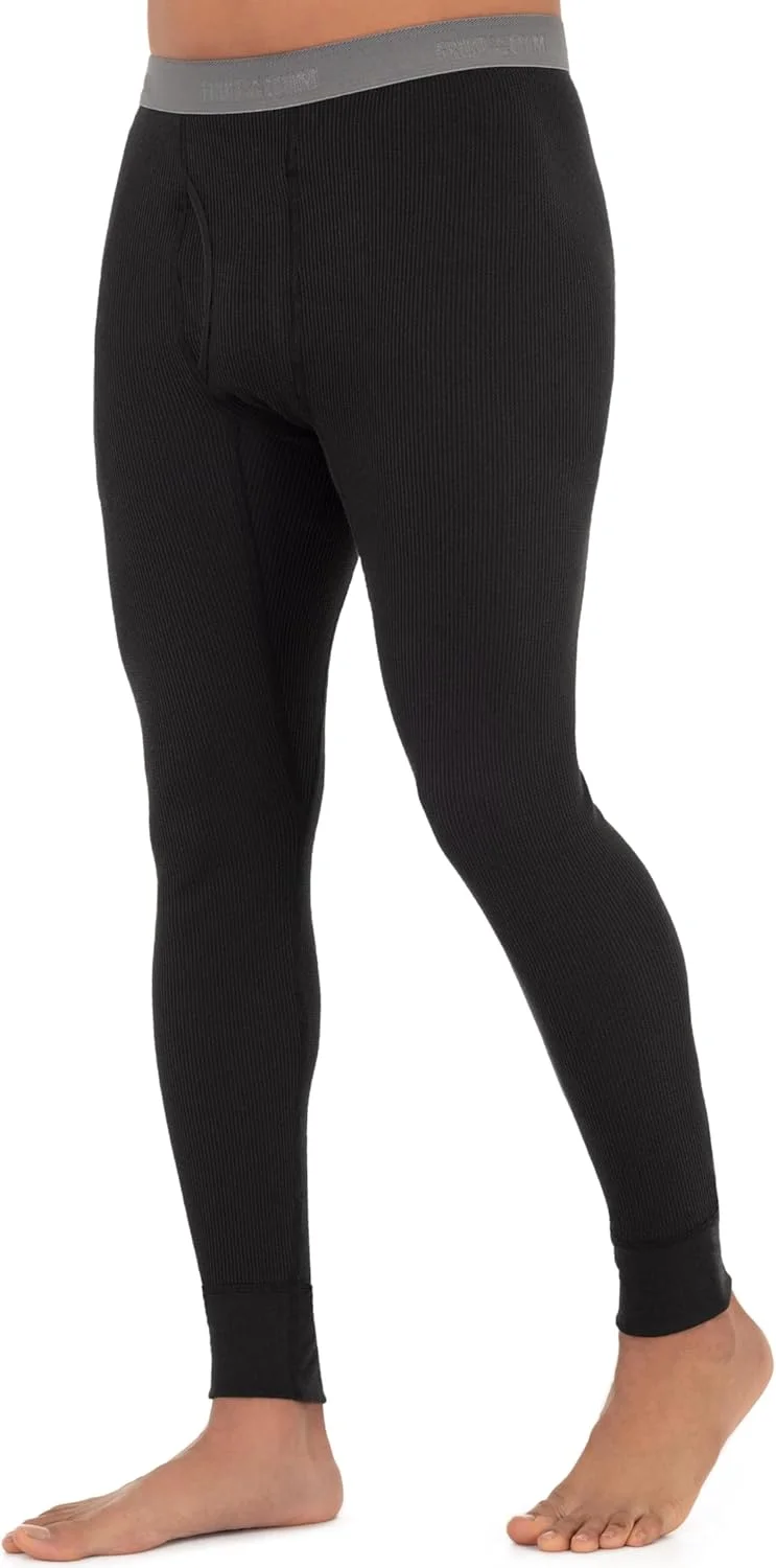 زیرشلواری حرارتی مردانه بافتنی ممتاز بازیافتی Fruit Of The Loom (بسته های 1، 2، 3 و 4 عددی) شلوار راحتی زیرشلواری حرارتی مردانه بافتنی ممتاز بازیافتی Fruit Of The Loom (بسته های 1، 2، 3 و 4 عددی) شلوار راحتی