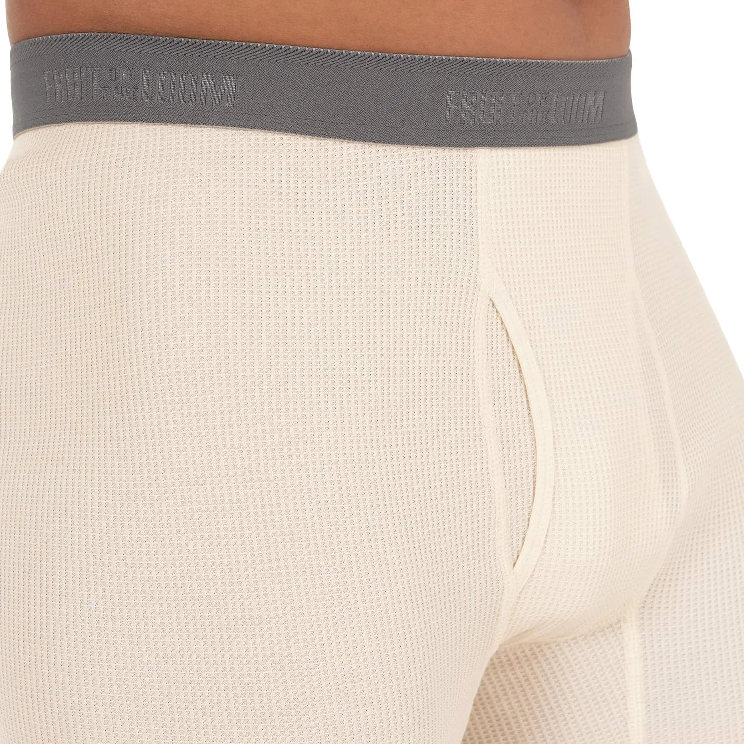 زیرپوش حرارتی مردانه با بافت وافل ممتاز بازیافتی Fruit Of The Loom (بسته های 1، 2، 3 و 4 عددی) - زیرشلواری (تک عددی)