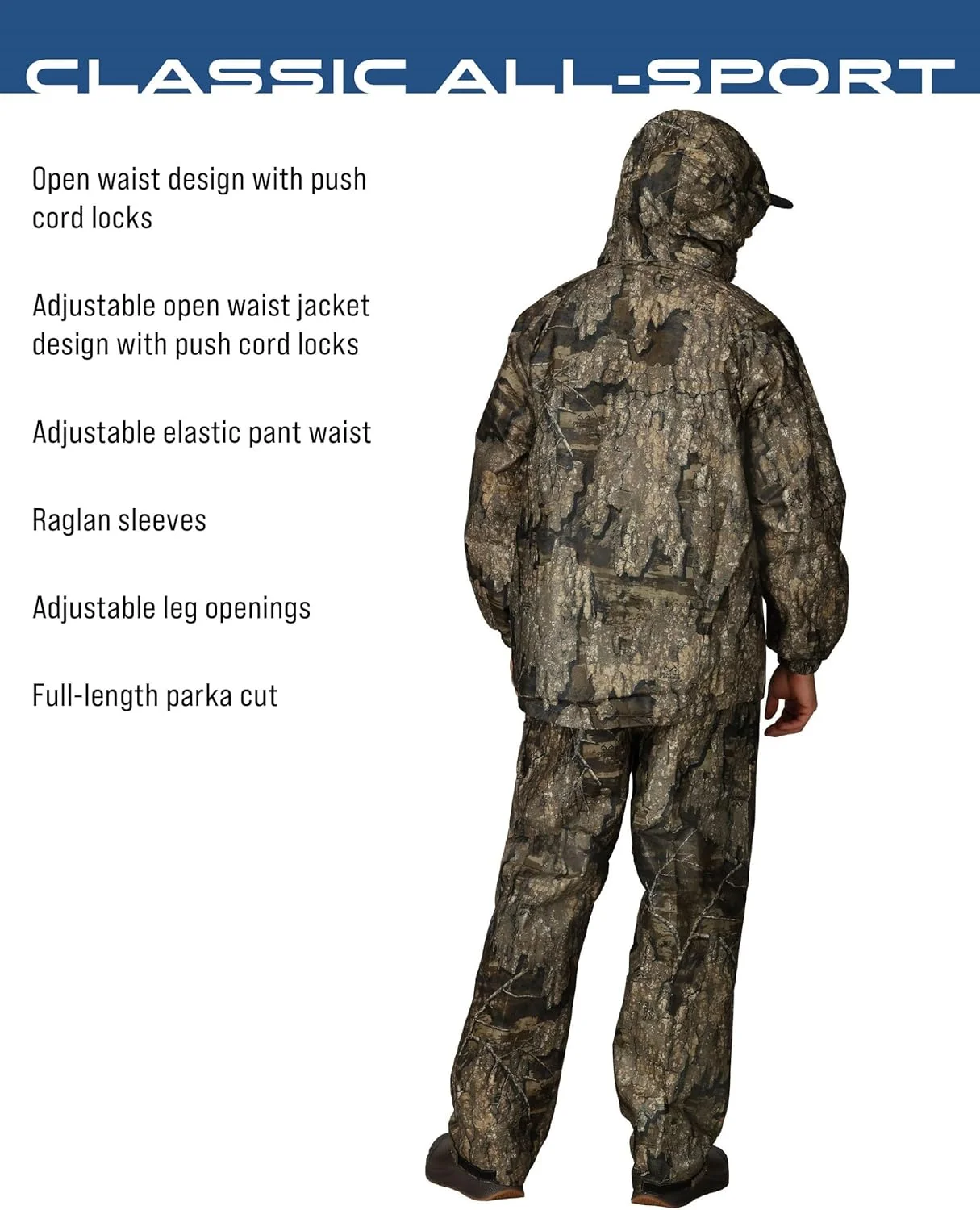 ست بارانی مردانه کلاسیک آل اسپرت فراگ تگز، ضد آب و تنفسی