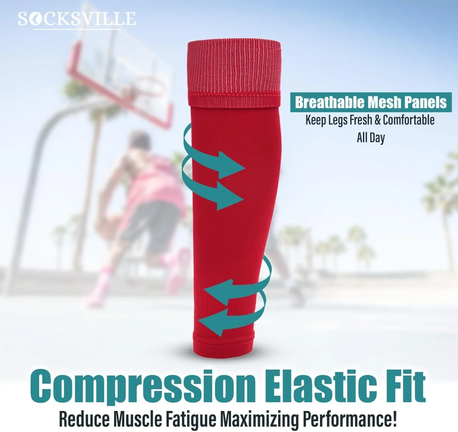 آستین جوراب ساق بلند فوتبال унисекс | آستین ساق ضد لغزش با فشردگی ساق پا | مناسب برای استفاده روی محافظ ساق پا | بادوام، تنفس پذیر، خشک شونده سریع | جوراب های فوتبال از قبل برش خورده | ورزش های فضای باز، تربیت بدنی، استفاده روزمره آستین جوراب ساق بلند فوتبال унисекс | آستین ساق ضد لغزش با فشردگی ساق پا | مناسب برای استفاده روی محافظ ساق پا | بادوام، تنفس پذیر، خشک شونده سریع | جوراب های فوتبال از قبل برش خورده | ورزش های فضای باز، تربیت بدنی، استفاده روزمره