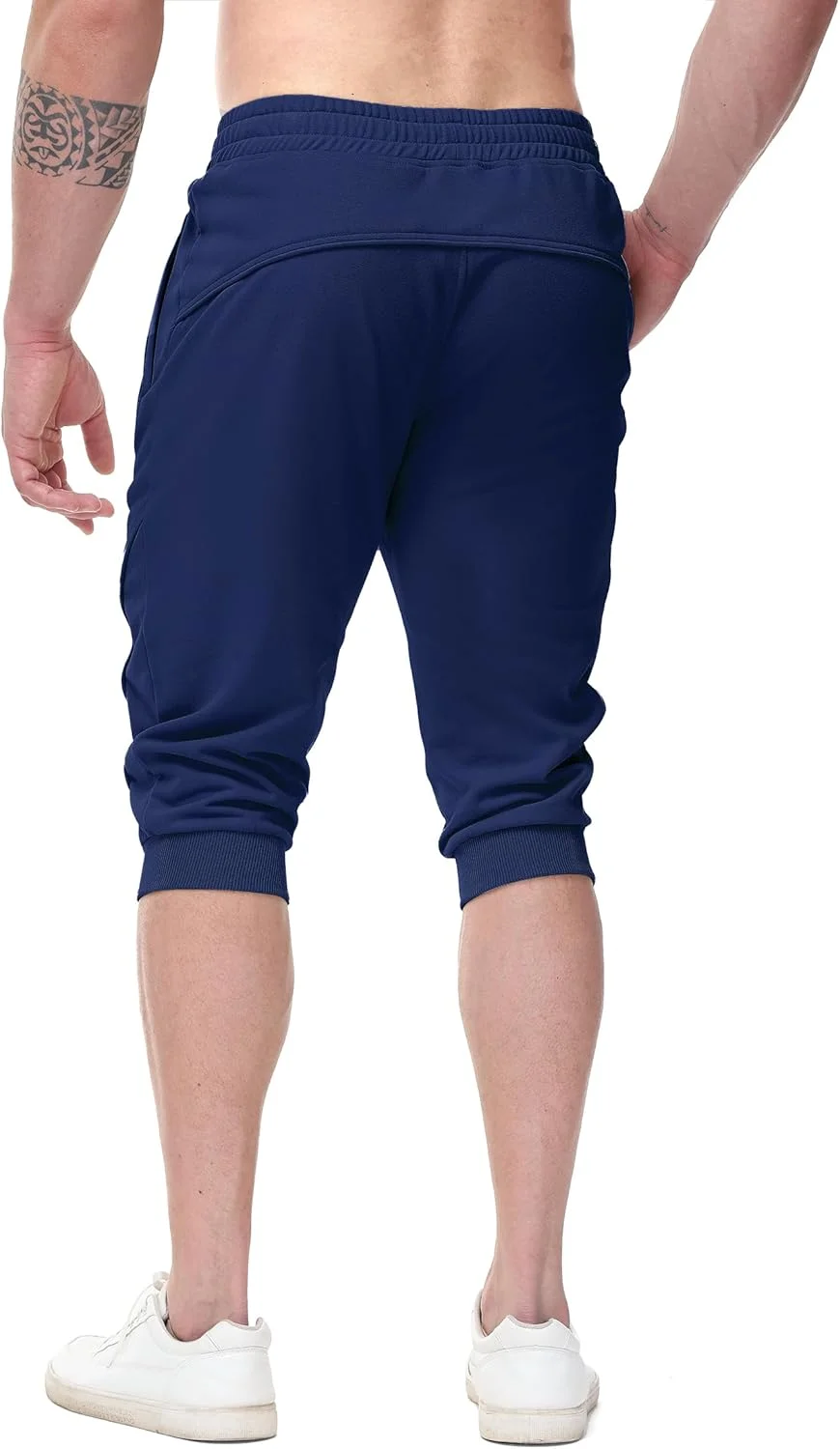 شلوار جاگر مردانه فِرست‌جیم، مدل کژوال، قد سه ربع، فیت باریک، مناسب تمرینات ورزشی و باشگاه