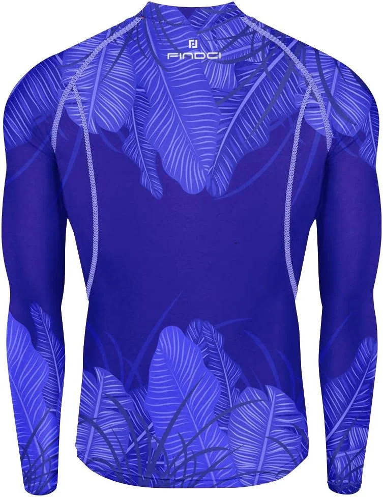 ست لباس ورزشی مردانه، مناسب تمرینات بدنسازی و فیتنس، شامل تیشرت آستین بلند و لگینگ (2 تکه، سایز XL)