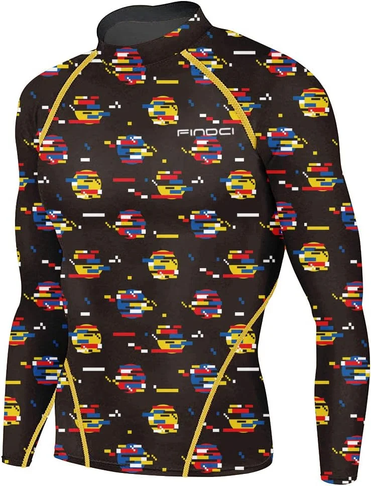 ست لباس ورزشی مردانه، مناسب باشگاه، خشک‌شونده سریع، شامل تیشرت و لگینگ فشرده، مناسب دویدن و فیتنس (2 تکه/ست 5، سایز XL)