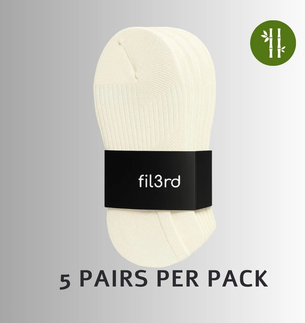 جوراب مچی بامبو ضد باکتری تنفسی - ست جعبه هدیه 5 جفتی