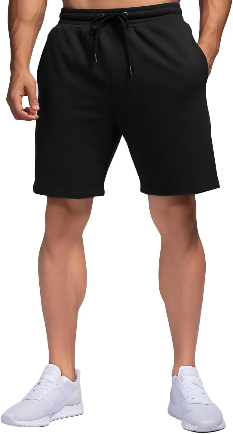 شلوارک نخی ساده مردانه Fflirtygo، شلوارک معمولی مردانه، ترکیبی (چند رنگ)