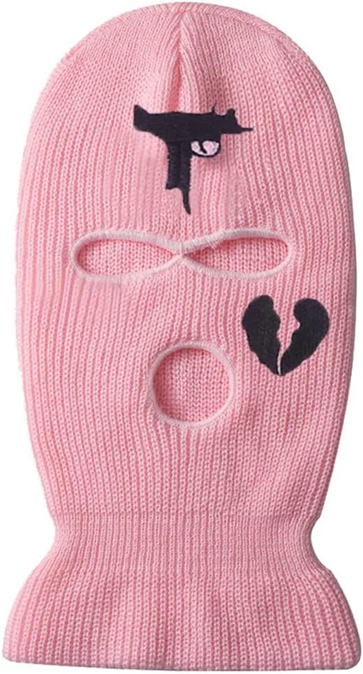 کلاه بافتنی اسکی ماسک تمام صورت 3 سوراخه، گرم کننده گردن ضد باد زمستانی، مناسب دوچرخه سواری حرارتی برای مردان و زنان کلاه بافتنی اسکی ماسک تمام صورت 3 سوراخه، گرم کننده گردن ضد باد زمستانی، مناسب دوچرخه سواری حرارتی برای مردان و زنان