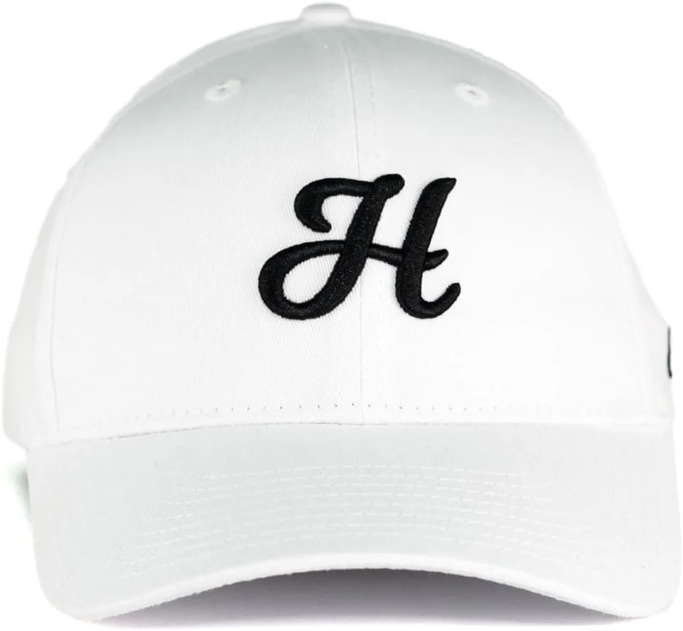 کلاه مردانه و زنانه لبه دار طرح A (سفید، H) کلاه مردانه و زنانه لبه دار طرح A (سفید، H)