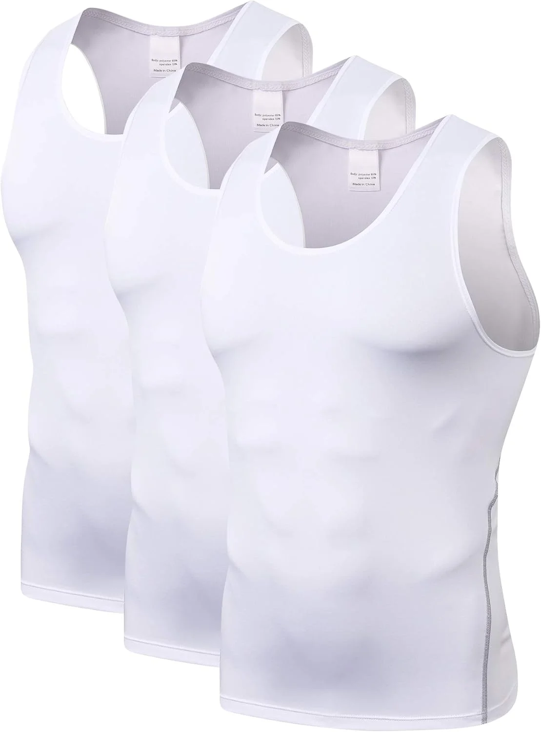 تاپ ورزشی مردانه فشاری مدل YEL1001