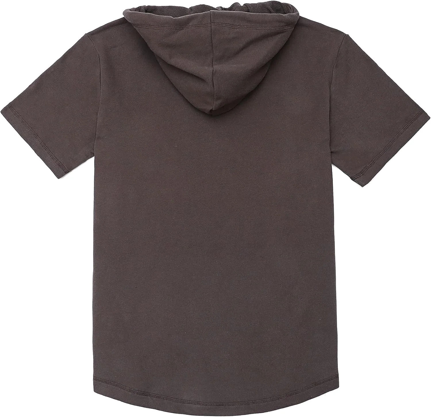 دوبینیک® تیشرت کلاه دار مردانه آستین کوتاه، تیشرت ورزشی مردانه پنبه ای با جیب و کلاه