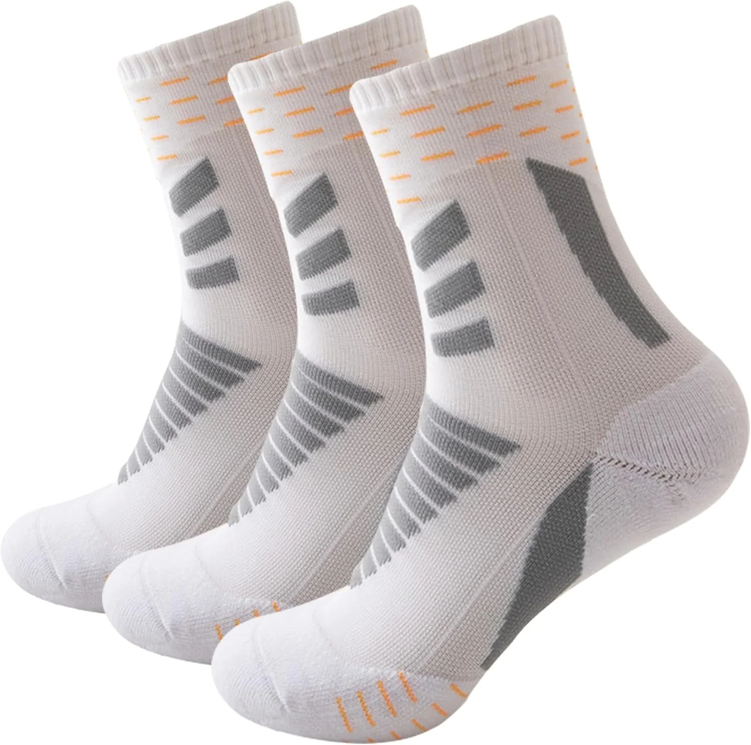 جوراب ساق بلند ورزشی مردانه مناسب دوچرخه سواری و پیاده روی، 3 جفت