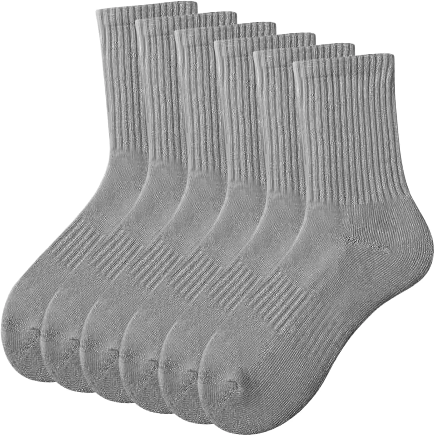 جوراب ساق کوتاه مردانه Cici، بافت نرم و نازک، 90% نخ پنبه، مناسب ورزش و فصل زمستان (6 جفت)