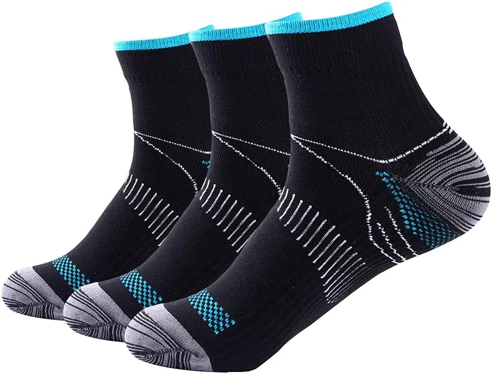 جوراب ساق کوتاه Cici، جوراب ورزشی برای زنان و مردان، جوراب ورزشی برای دویدن، پیاده روی، باشگاه و غیره (بسته 3 عددی)