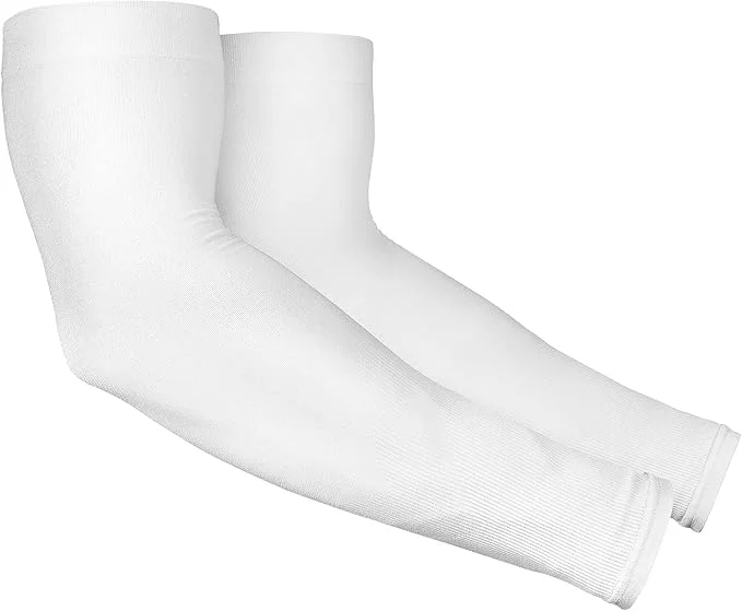 آستین های محافظت در برابر اشعه ماوراء بنفش، مشکی، پنبه اسپندکس، سایز استاندارد، مدل کشیدنی، محافظت از آفتاب برای گلف، بیسبال، مردان و زنان، بزرگسال