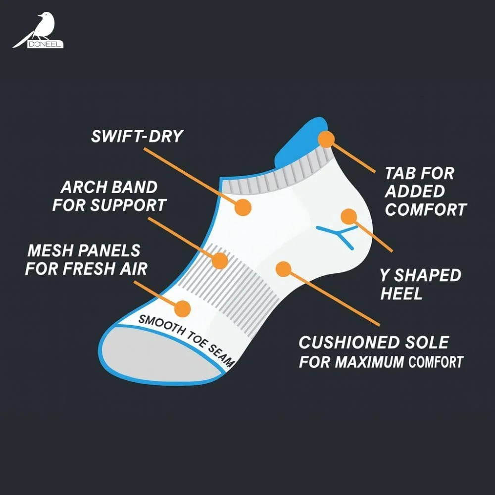 جوراب مچی ورزشی مردانه، نخی، دارای بالشتک، رطوبت گیر، مشکی سفید خاکستری، 3 جفت جوراب مچی ورزشی مردانه، نخی، دارای بالشتک، رطوبت گیر، مشکی سفید خاکستری، 3 جفت