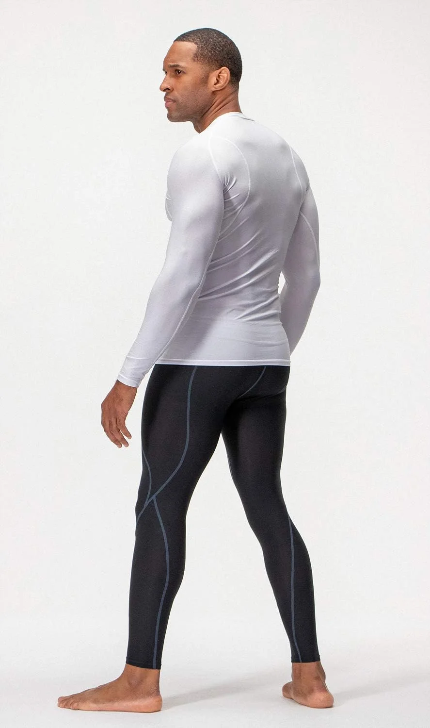 ست 3 عددی تیشرت آستین بلند مردانه DEVOPS با محافظت UPF 50+، لایه زیرین محافظ پوست مناسب ورزش های آبی، تیشرت ورزشی