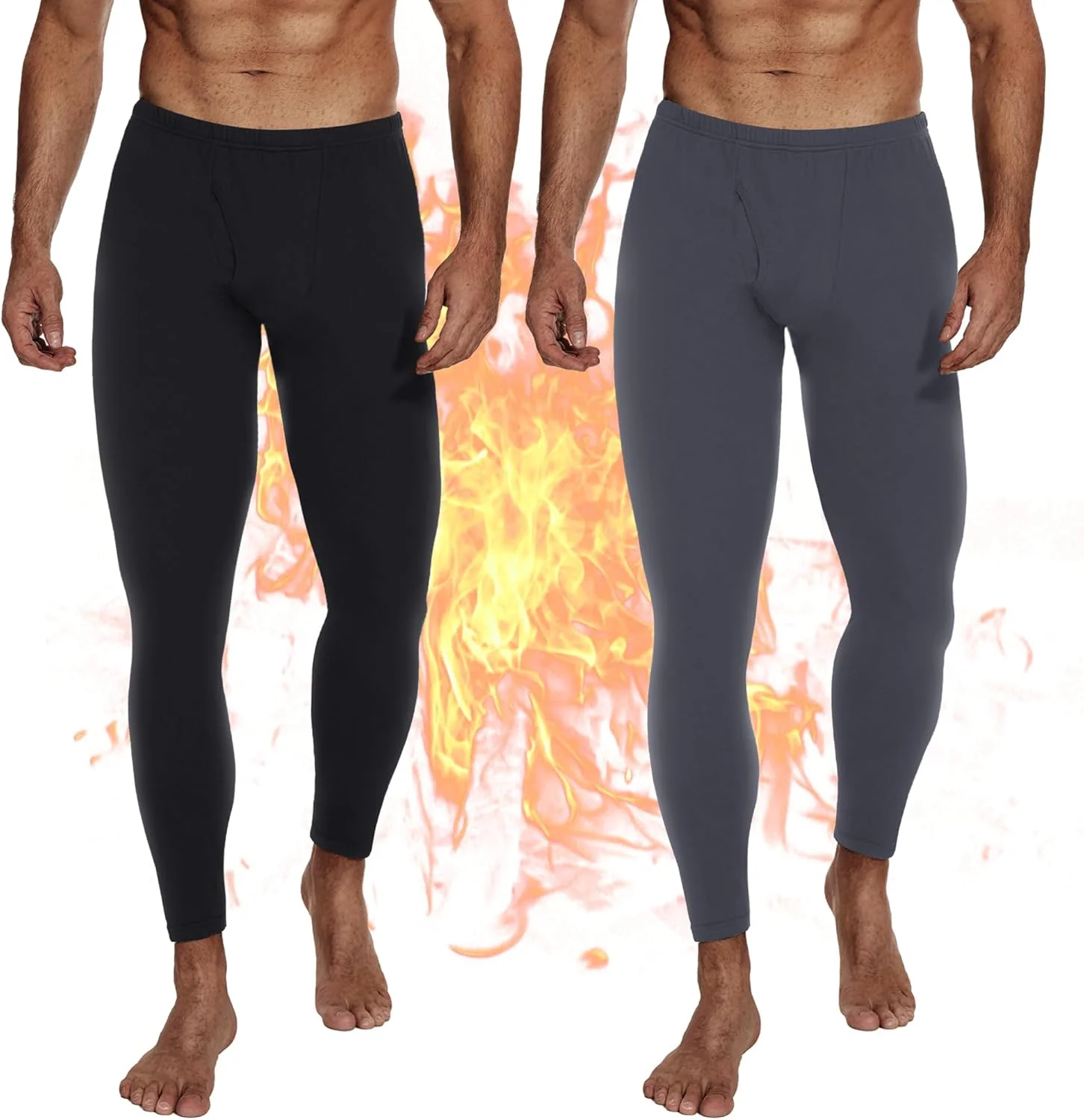 لباس زیر حرارتی مردانه، لباس ورزشی بلند، لباس زیر اسکی، لباس زیر کاربردی زمستانی، شلوار لباس زیر حرارتی مردانه