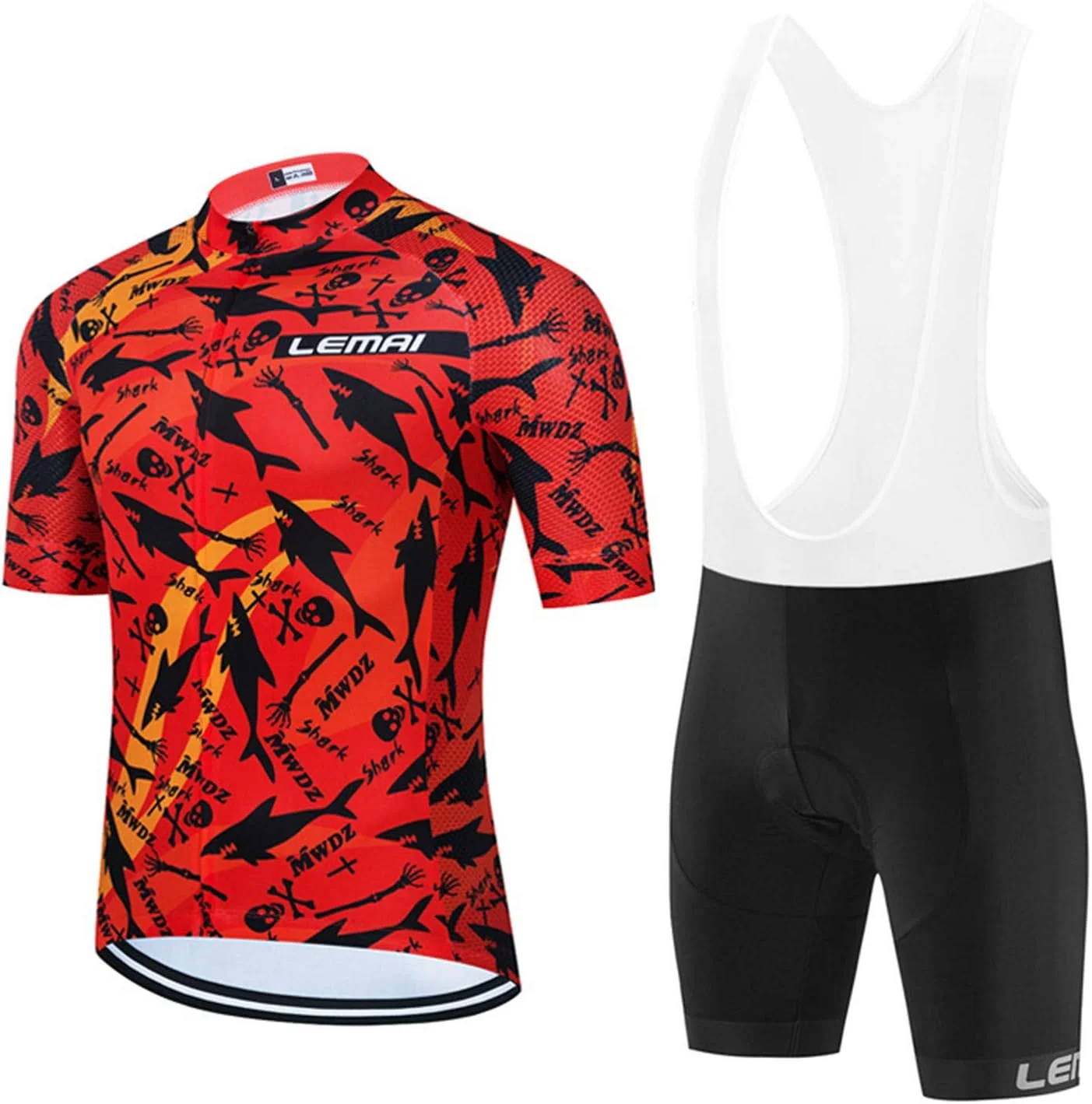 لباس دوچرخه سواری مردانه آستین کوتاه، لباس تنفسی با شورت پد ژله ای سه بعدی، لباس ورزشی فضای باز لباس دوچرخه سواری مردانه آستین کوتاه، لباس تنفسی با شورت پد ژله ای سه بعدی، لباس ورزشی فضای باز