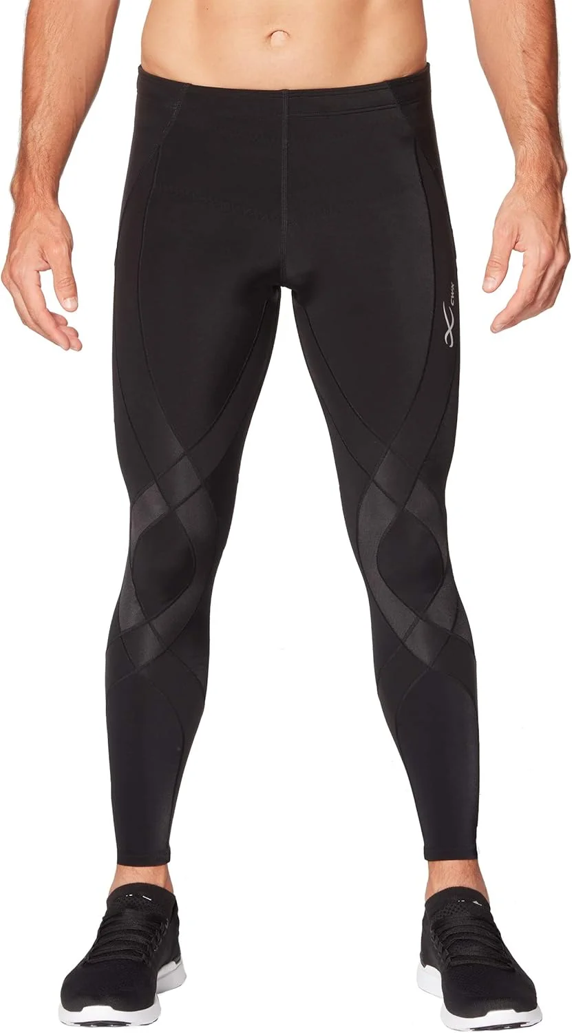 جوراب شلواری مردانه CW-X مدل Endurance Generator Stitched - مشکی/سبز لیمویی/زرد، سایز متوسط (بسته 1 عددی)