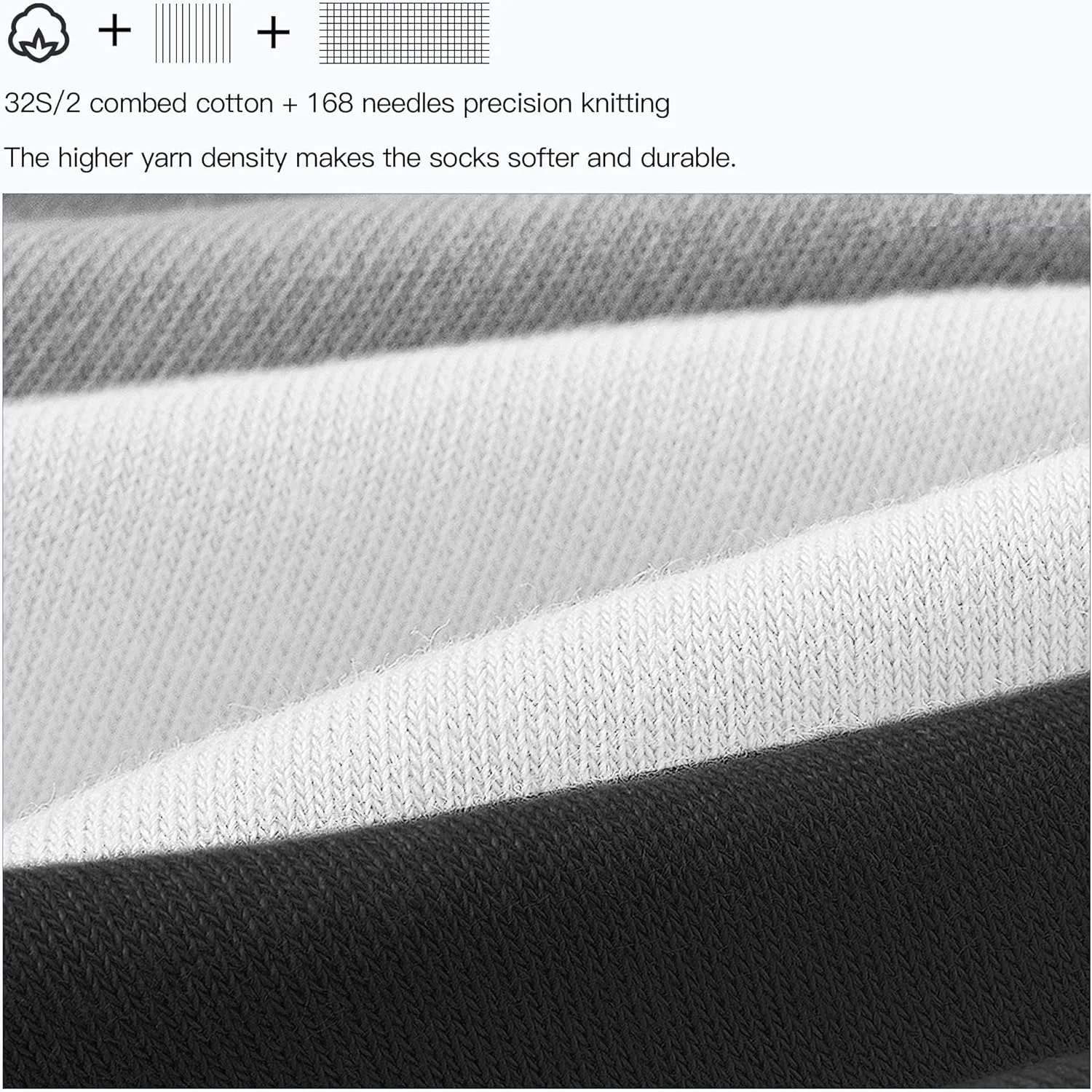 جوراب مچی نخی اسپرت روزمره ضد لغزش، 6 جفت - سفید، سایز بزرگ جوراب مچی نخی اسپرت روزمره ضد لغزش، 6 جفت - سفید، سایز بزرگ