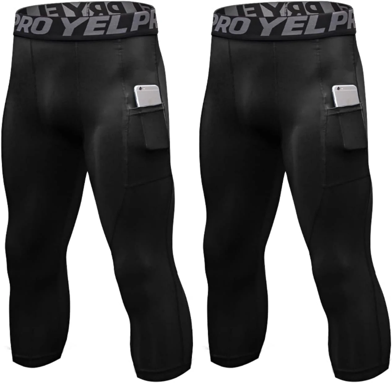 ست 2 عددی شلوارک فشاری مردانه 3/4، ساق پوش و جوراب شلواری ورزشی با قابلیت خشک شدن سریع، لایه زیرین مناسب تمرین، دویدن و ورزش ست 2 عددی شلوارک فشاری مردانه 3/4، ساق پوش و جوراب شلواری ورزشی با قابلیت خشک شدن سریع، لایه زیرین مناسب تمرین، دویدن و ورزش