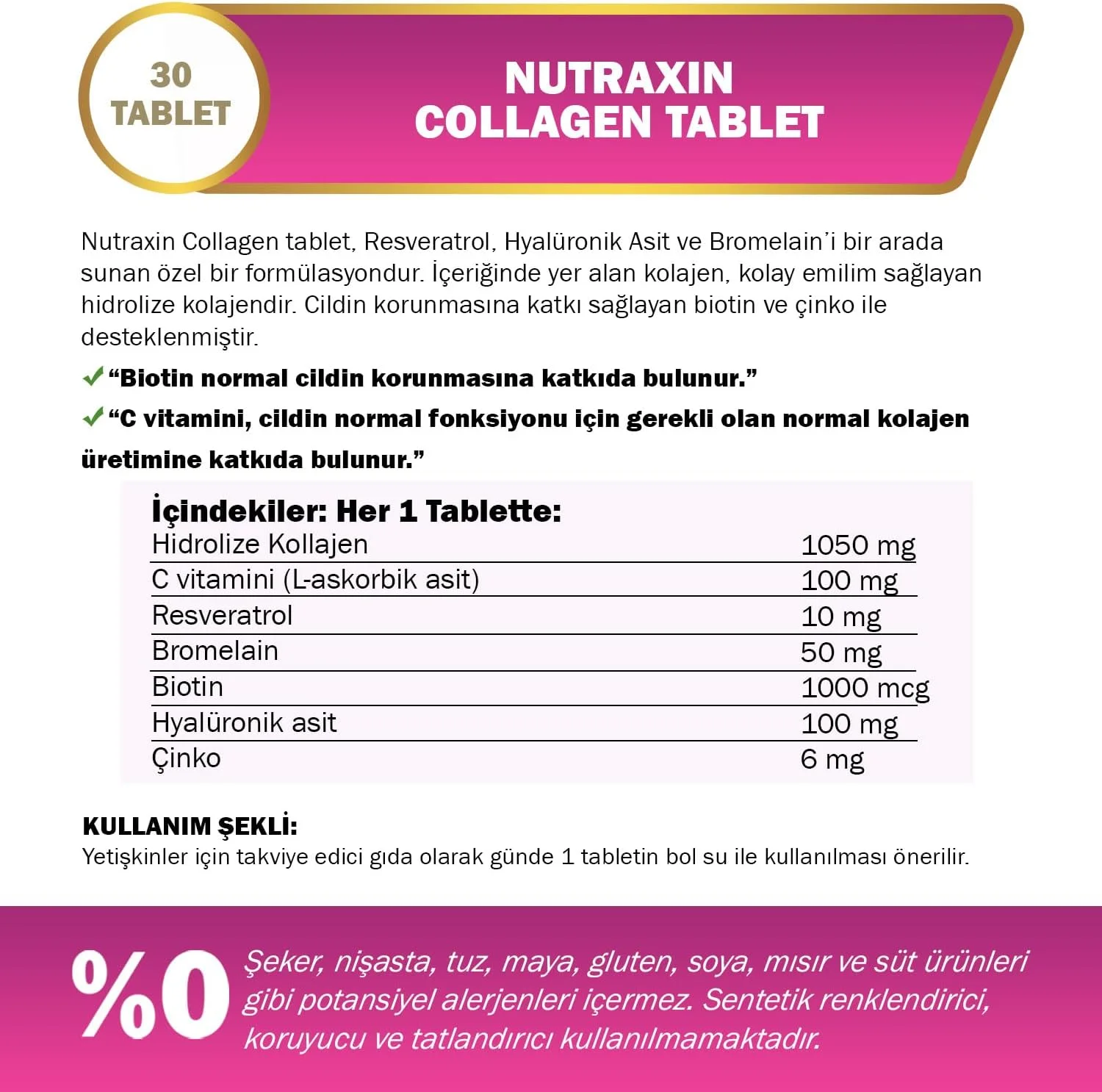 نوتراکسین بیوتی کلاژن با کیفیت طلایی 30 عدد قرص نوتراکسین بیوتی کلاژن با کیفیت طلایی 30 عدد قرص