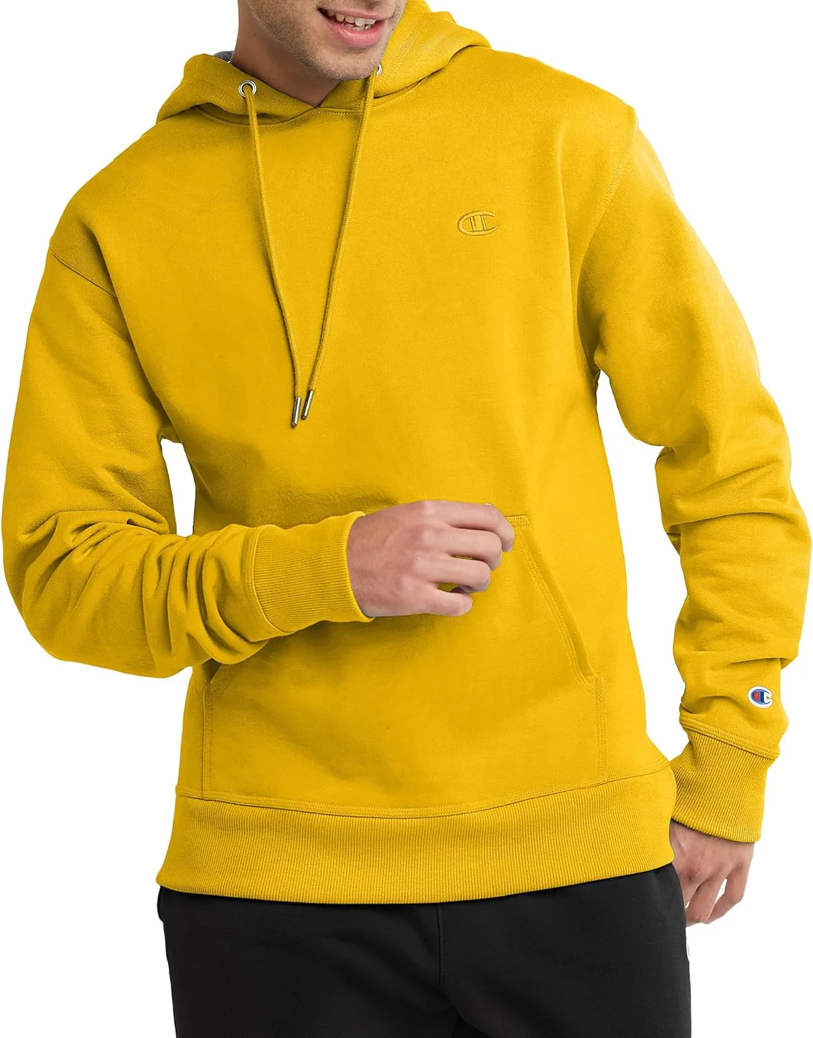 هودی مردانه چمپیون، پاور بلند، سویشرت پشمی راه راه (سایز معمولی یا بزرگ)