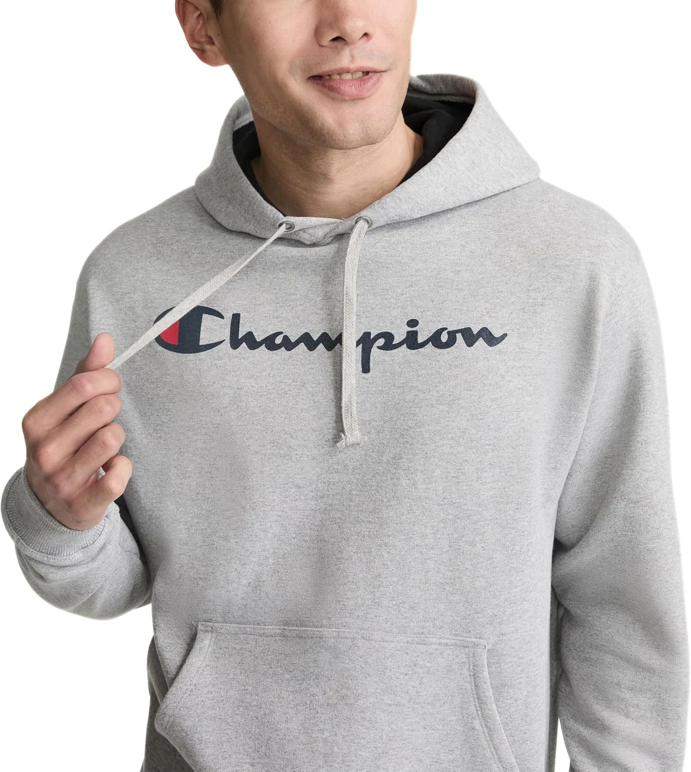 هودی مردانه Champion مدل Graphic Powerblend Fleece Pullover