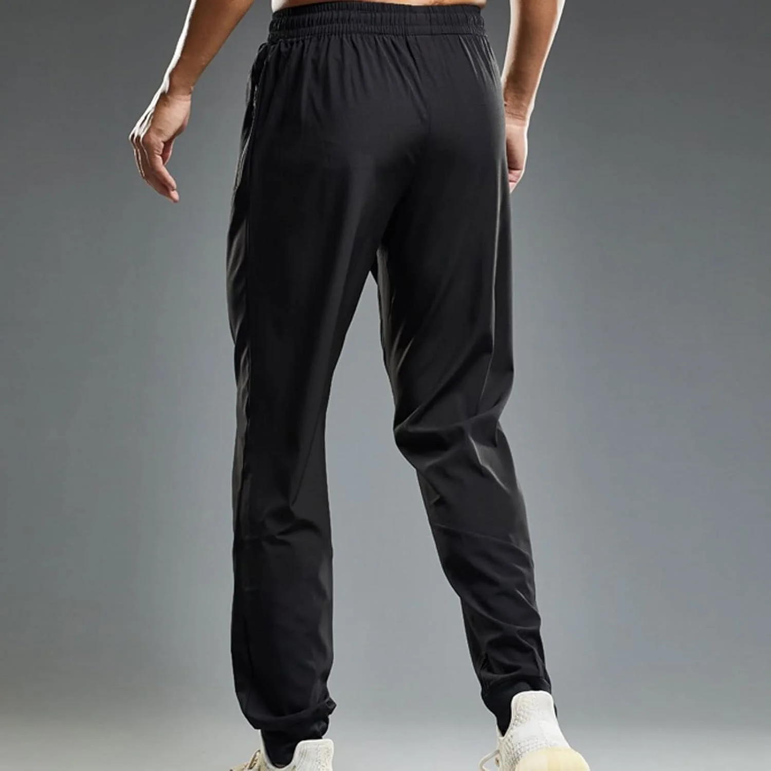 شلوار مردانه، شلوار ورزشی مردانه، شلوار دویدن با زیپ، شلوار تمرینی، شلوار ورزشی باشگاه، لباس ورزشی مردانه (رنگ: Hortel، سایز: 3XL(175-180cm))