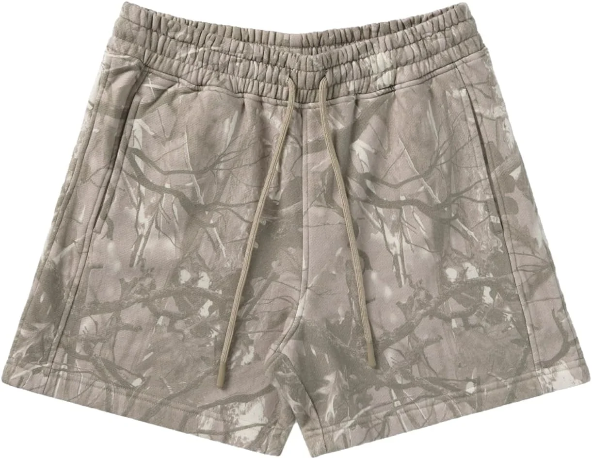 شلوارک مردانه بوم لیمون، طرح گرافیکی توری، شلوارک ورزشی طراح مد، شلوارک کوتاه خیابانی خنک و غیر رسمی