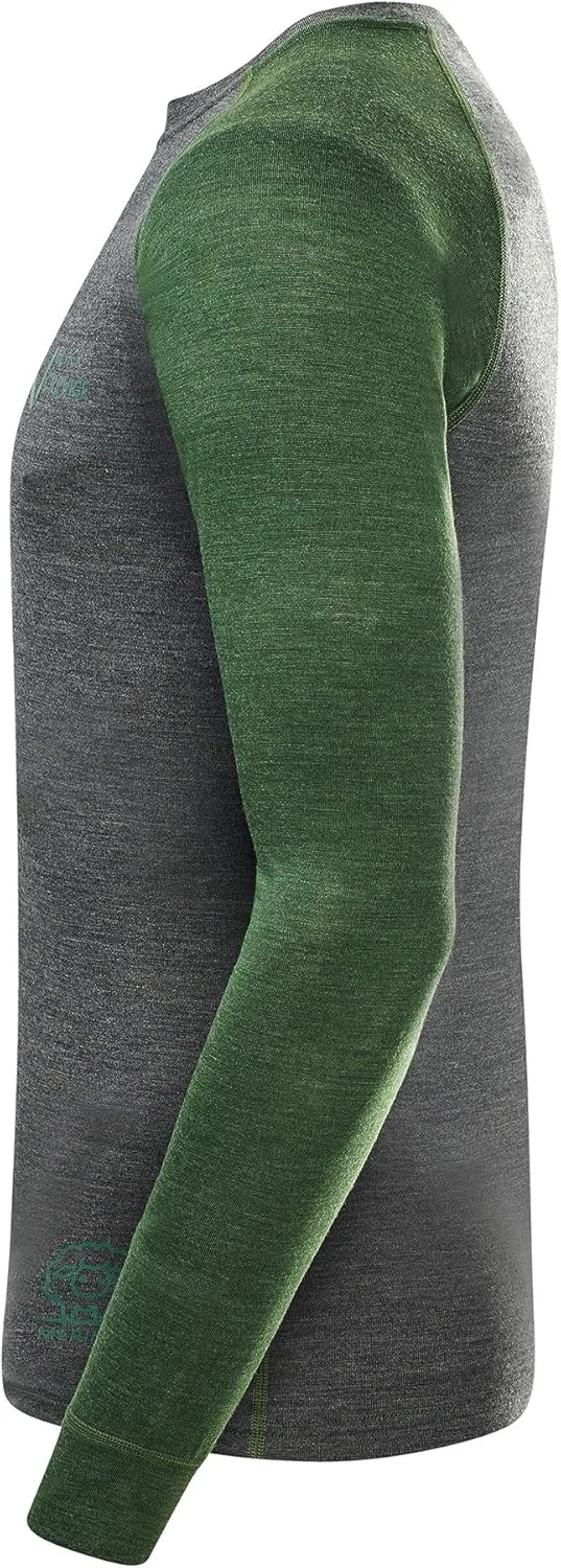 بلوز آستین بلند مردانه Black Crevice از جنس پشم مرینوس، بلوز ورزشی