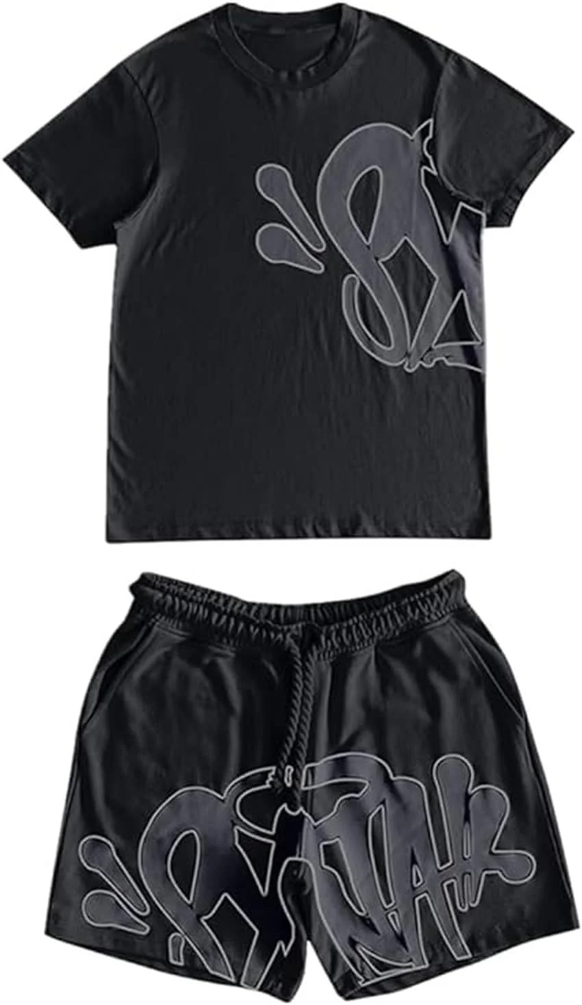 ست تیشرت و شلوارک مردانه سینا ورلد مناسب تابستان، طرحدار، ست دو تکه ورزشی و اوقات فراغت، یونیسکس (مشکی، ایکسلارج) ست تیشرت و شلوارک مردانه سینا ورلد مناسب تابستان، طرحدار، ست دو تکه ورزشی و اوقات فراغت، یونیسکس (مشکی، ایکسلارج)