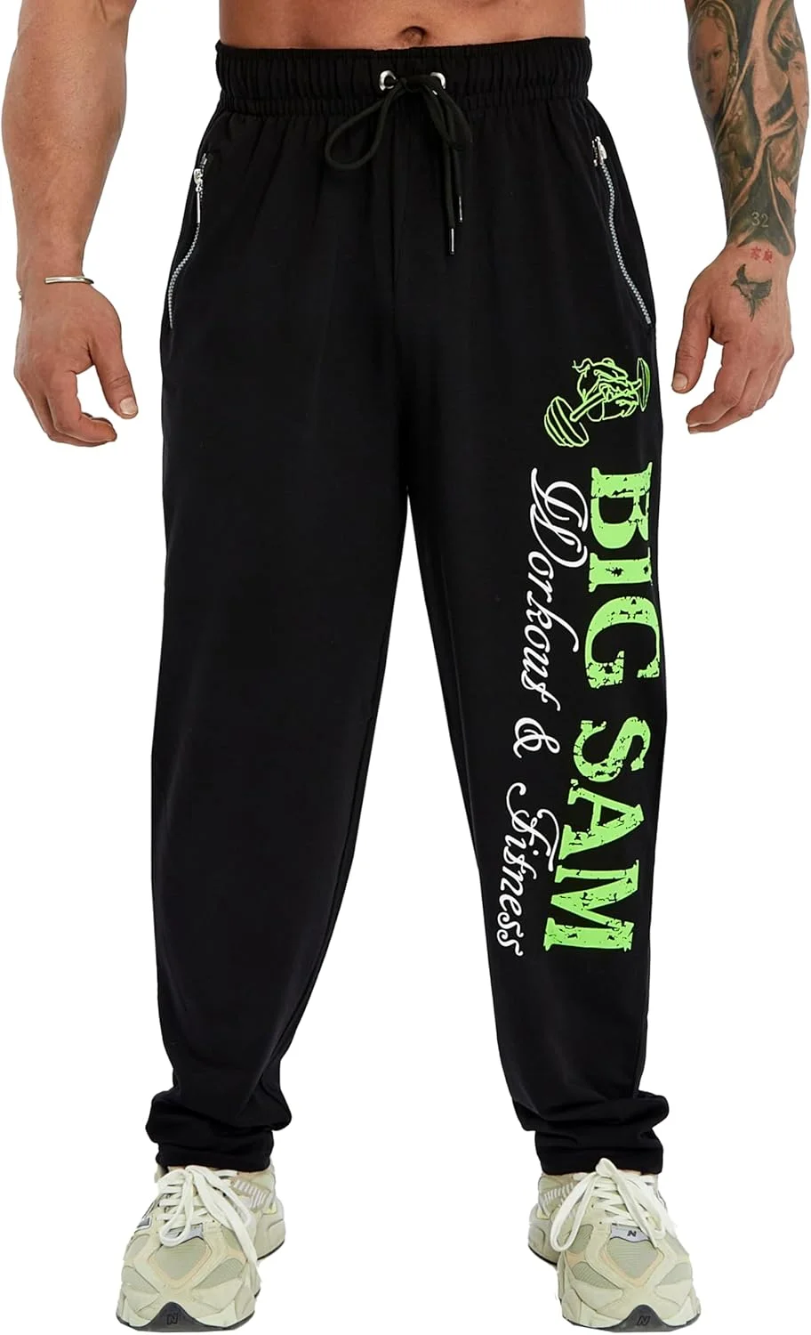 شلوار ورزشی مردانه، طراحی راحت و آزاد برای تمرینات بدنسازی و عضلانی