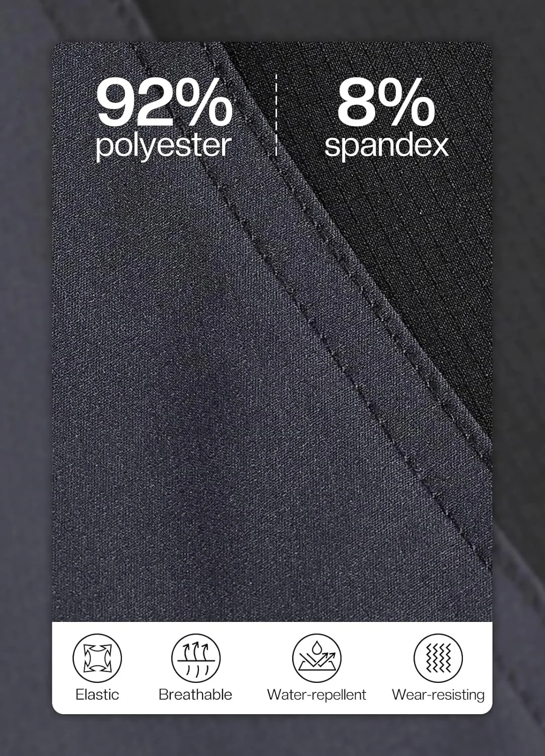 شلوارک دوچرخه سواری مردانه BERGRISAR، مناسب دوچرخه کوهستان (MTB) با جیب های زیپ دار