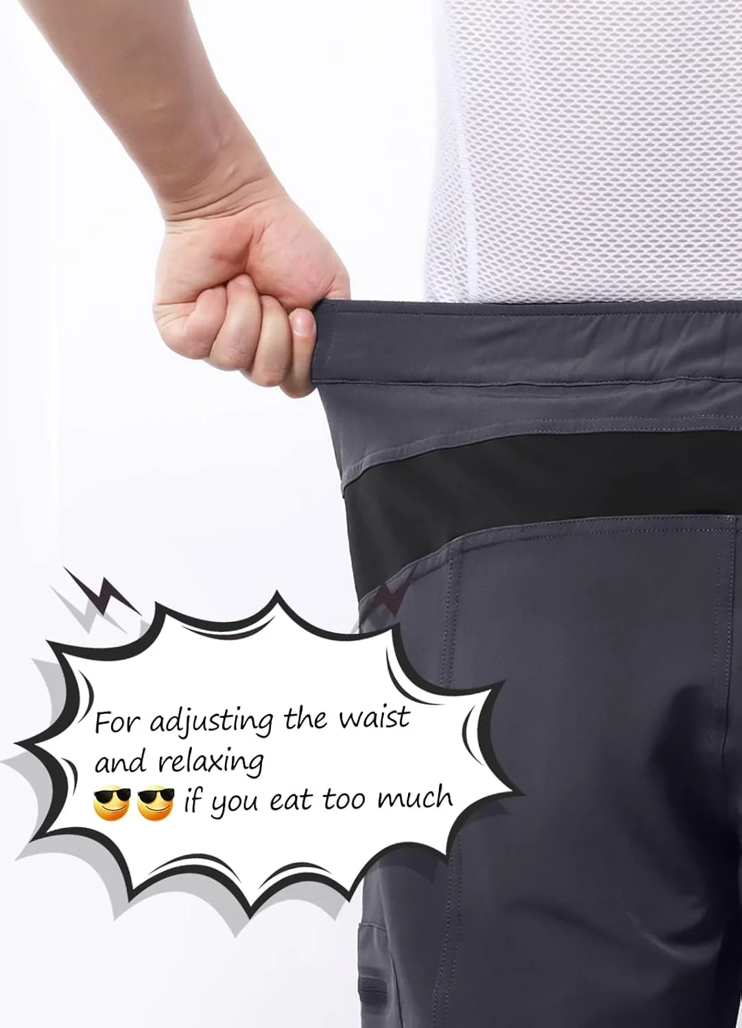 شلوارک دوچرخه سواری مردانه BERGRISAR، مناسب دوچرخه کوهستان (MTB) با جیب های زیپ دار