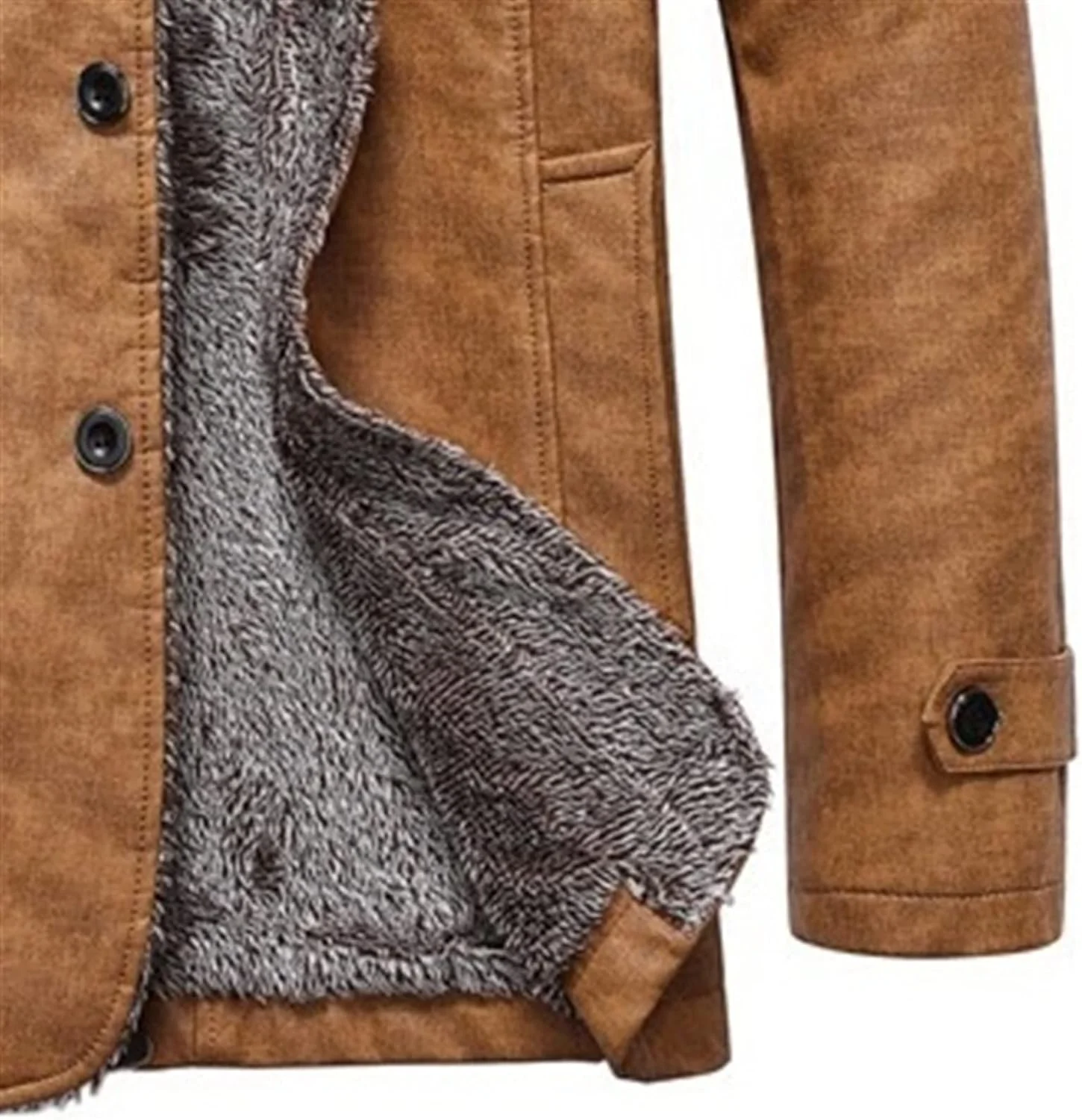 کاپشن کار مردانه BBOSCH، کاپشن مردانه زمستانی، یقه ایستاده، کاپشن غیر رسمی و آزاد، کاپشن گرم