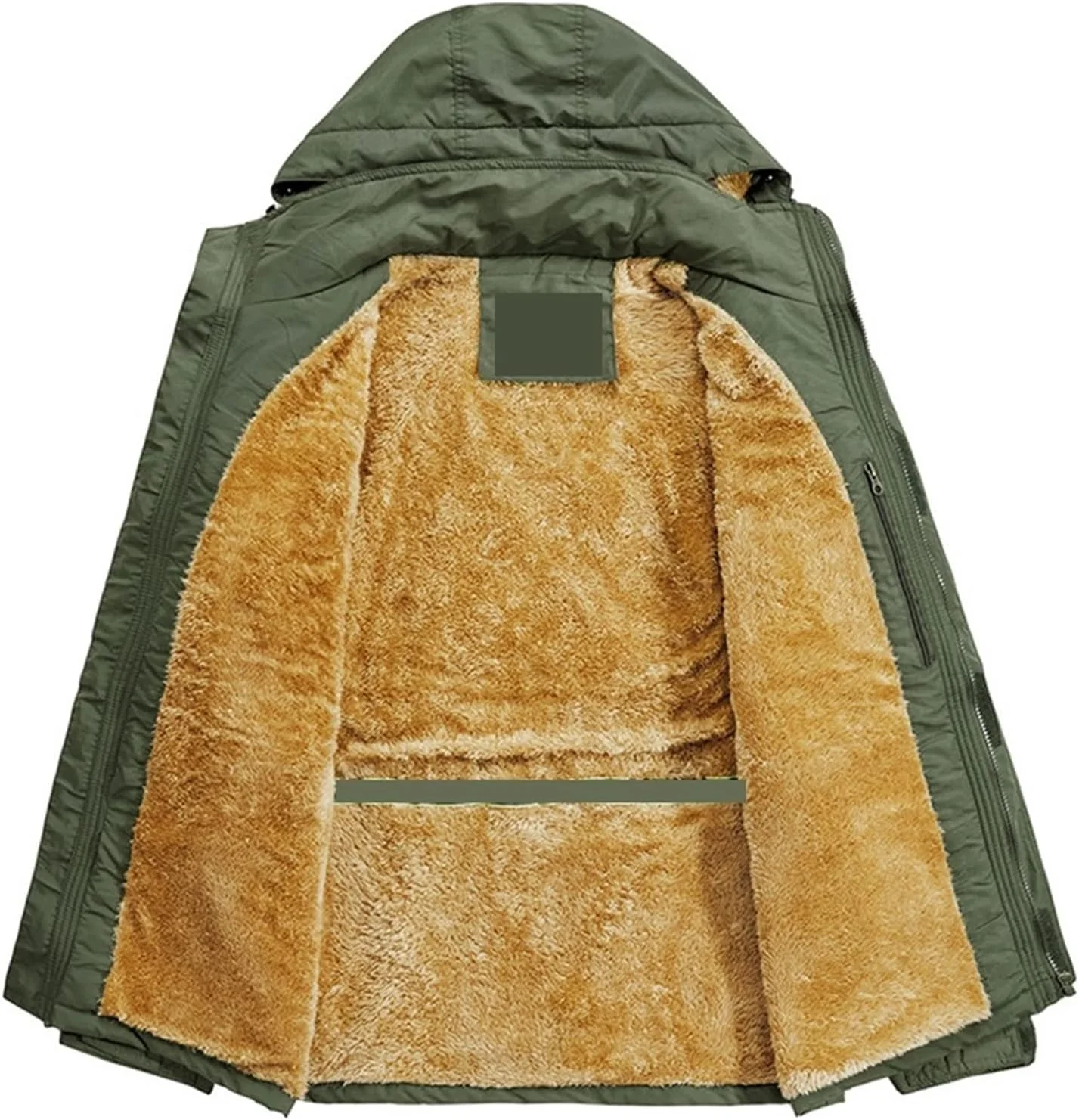 کاپشن کار مردانه BBOSCH، کاپشن حرارتی کلاه دار مردانه، کت چند جیب مردانه، کاپشن غیر رسمی مردانه مناسب فضای باز