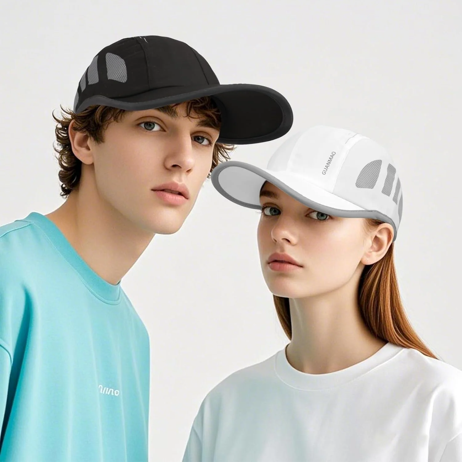 کلاه بیسبال خشک‌شونده سریع، بسته 2 عددی کلاه های نقاب دار قابل تنظیم سبک وزن، محافظت در برابر آفتاب UPF 50+، کلاه ورزشی تنفسی برای دویدن و فعالیت های فضای باز برای مردان و زنان، کلاه تاشو برای پیاده روی و ماهیگیری در تابستان